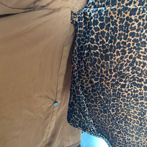 JCrew Leopard Velvet Wrap Dress - Picture 6 of 7